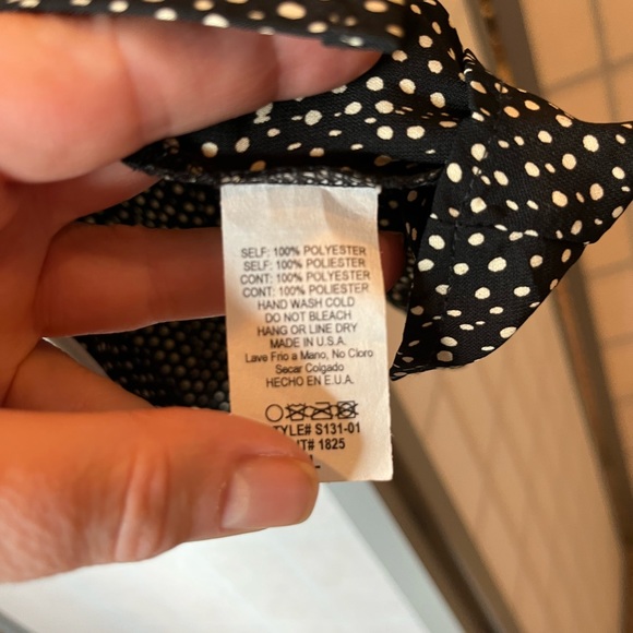 ModCloth Jessy B black and white polka dot skirt - Picture 4 of 6